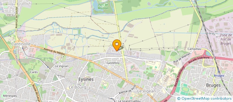 localisation de l'entreprise MADAME FANNY TORDJMAN  EYSINES