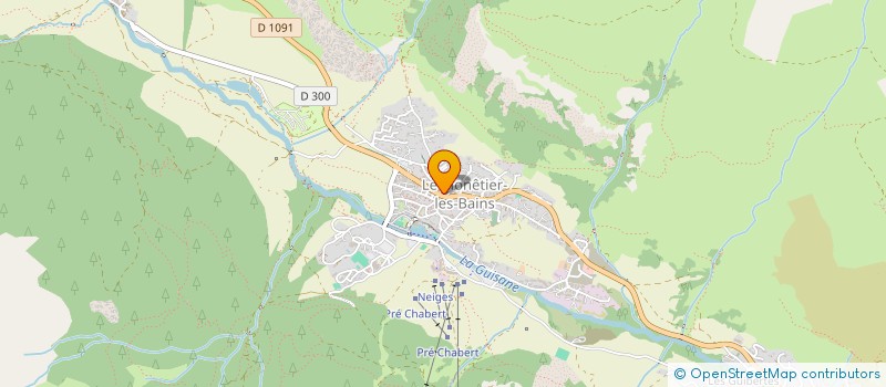 localisation de l'entreprise MADAME FANNY TOURNIGAND à LE MONETIER-LES-BAINS