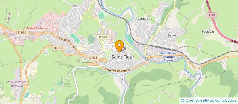 localisation de l'entreprise MADAME FANNY TRUCHE à SAINT-FLOUR
