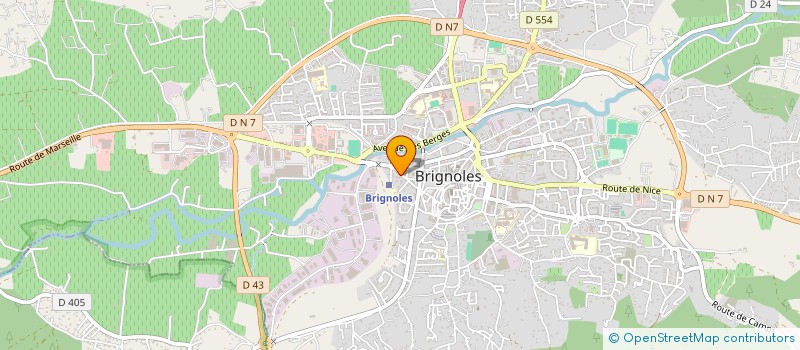 localisation de l'entreprise MADAME FANNY TURCAN  BRIGNOLES