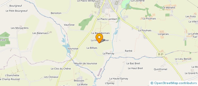 localisation de l'entreprise MADAME FANNY TURMEL  ROMILLE