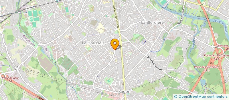 localisation de l'entreprise MADAME FANNY VALLEIX  REZE