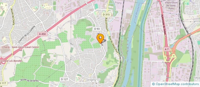 localisation de l'entreprise MADAME FANNY VALLEIX  VOURLES