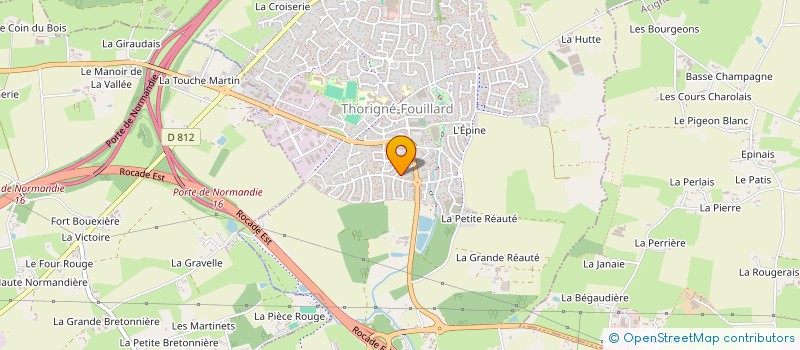 localisation de l'entreprise MADAME FANNY VANACKER  LA MEZIERE