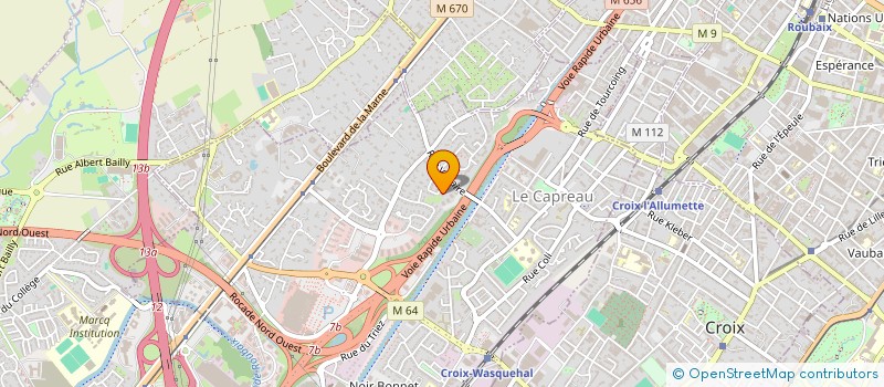 localisation de l'entreprise MADAME FANNY VANDOORNE  WASQUEHAL