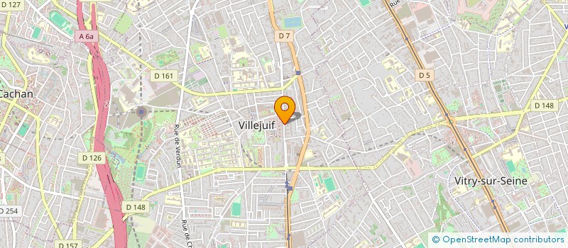 localisation de l'entreprise MADAME FANNY VANOYE à VILLEJUIF
