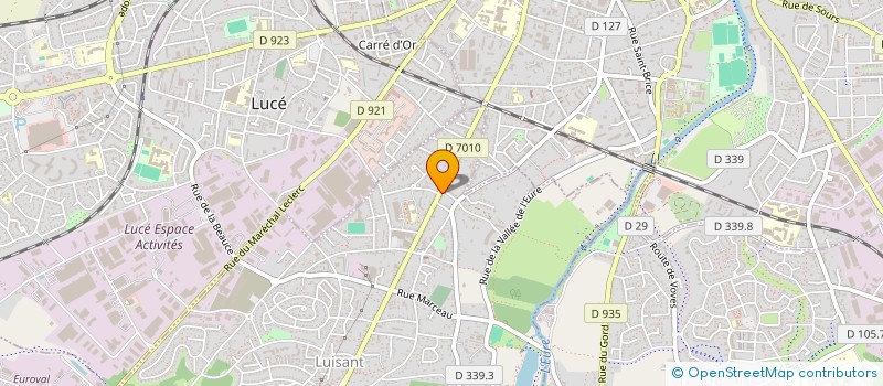 localisation de l'entreprise MADAME FANNY VELAYOUDOM à LUISANT
