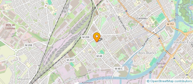 localisation de l'entreprise MADAME FANNY VERHAEGHE à LILLE