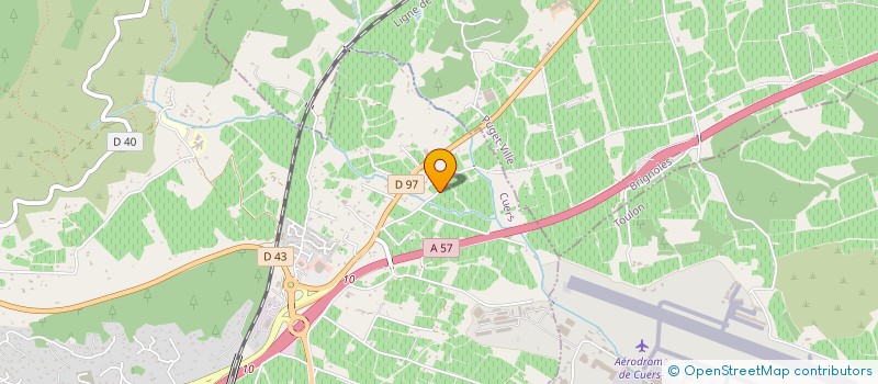 localisation de l'entreprise MADAME FANNY VERIN  CUERS