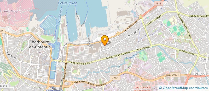 localisation de l'entreprise MADAME FANNY VIEL  CHERBOURG-EN-COTENTIN