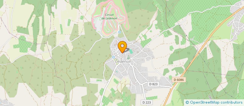 localisation de l'entreprise MADAME FANNY VIGNAL  POULX