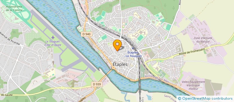 localisation de l'entreprise MADAME FANNY VIGREUX à ETAPLES