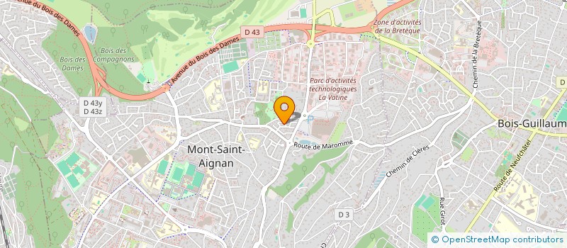 localisation de l'entreprise MADAME FANNY VINOIS à MONT-SAINT-AIGNAN
