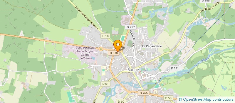 localisation de l'entreprise MADAME FANNY VOISIN  BAUGE-EN-ANJOU