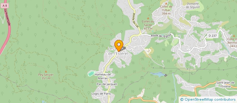 localisation de l'entreprise MADAME FANNY WAQUET  BAGNOLS-EN-FORET