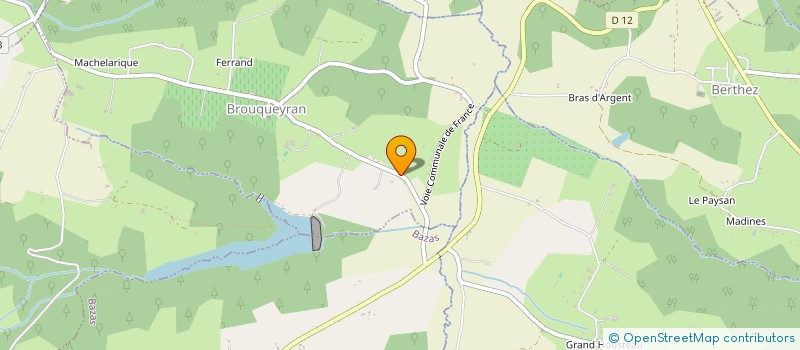 localisation de l'entreprise MADAME FANNY WAUTERS  BROUQUEYRAN