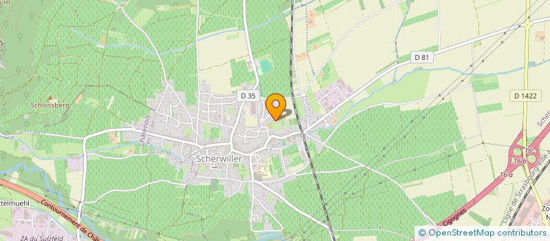 localisation de l'entreprise MADAME FANNY WECKERLE  SCHERWILLER