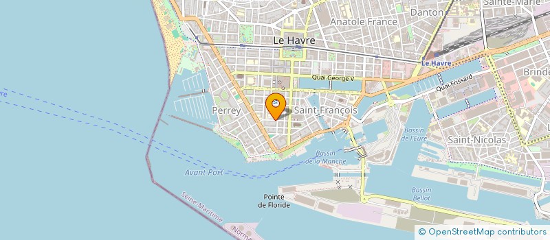 localisation de l'entreprise MADAME FANNY WENGER  LE HAVRE