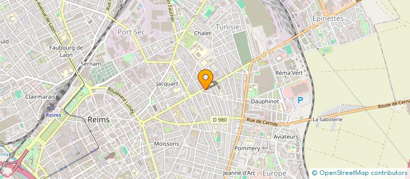 localisation de l'entreprise MADAME FANNY ZAPLOTNY  REIMS