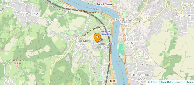 localisation de l'entreprise MADAME FANNY ZIELINSKI  ALBIGNY-SUR-SAONE