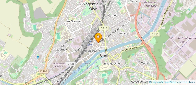 localisation de l'entreprise MADAME FANTA BORE à CREIL
