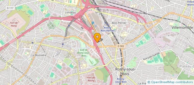 localisation de l'entreprise MADAME FANTA CAMARA à ROSNY-SOUS-BOIS