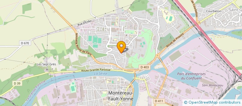 localisation de l'entreprise MADAME FANTA COULIBALY  MONTEREAU-FAULT-YONNE