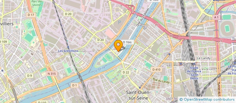 localisation de l'entreprise MADAME FANTA DANGNOGO  L'ILE-SAINT-DENIS