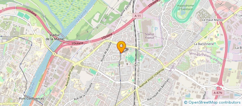 localisation de l'entreprise MADAME FANTA DIABY à ANGERS