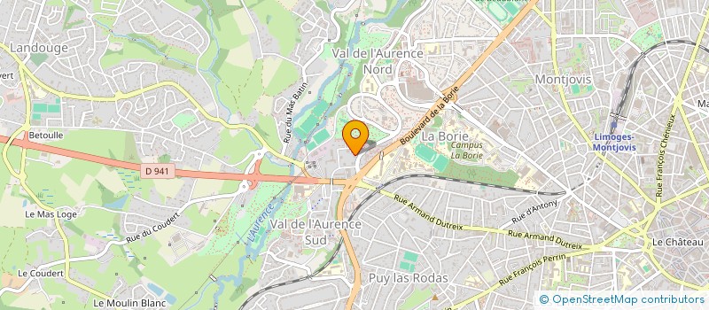 localisation de l'entreprise MADAME FANTA GASSAMA  LIMOGES