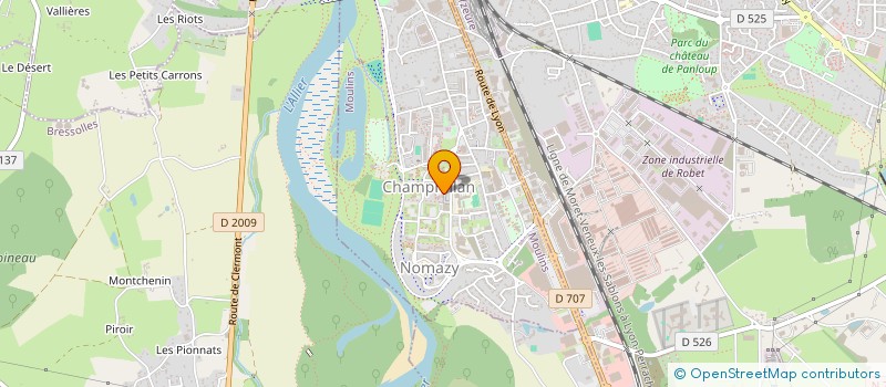 localisation de l'entreprise MADAME FANTA KABA  MOULINS