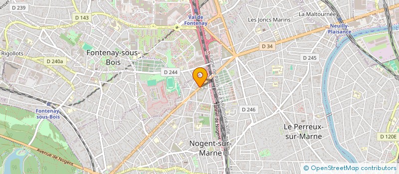 localisation de l'entreprise MADAME FANTA KEITA à NOGENT-SUR-MARNE