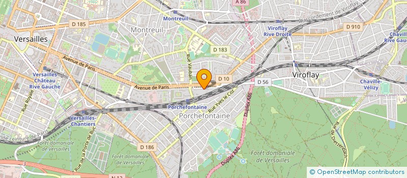 localisation de l'entreprise MADAME FANTA LAH  VERSAILLES