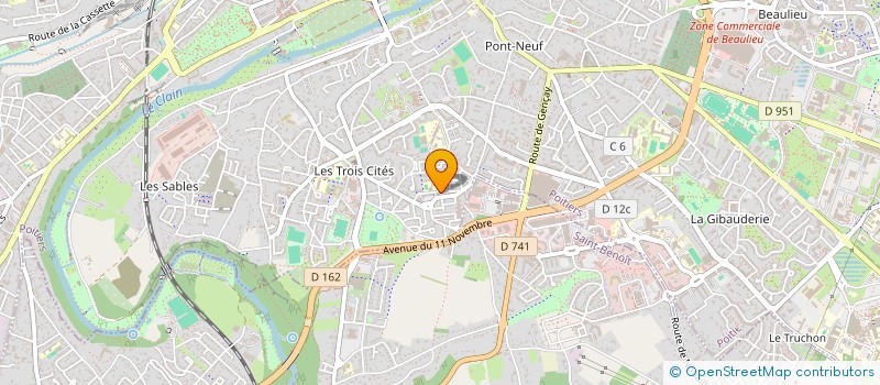 localisation de l'entreprise MADAME FANTA MAHAMAT  POITIERS