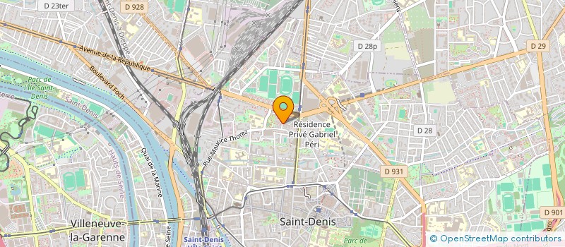 localisation de l'entreprise MADAME FANTA SIDIBE à SAINT-DENIS