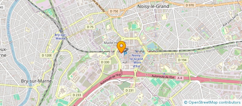 localisation de l'entreprise MADAME FANTA SIDIBE  NOISY-LE-GRAND