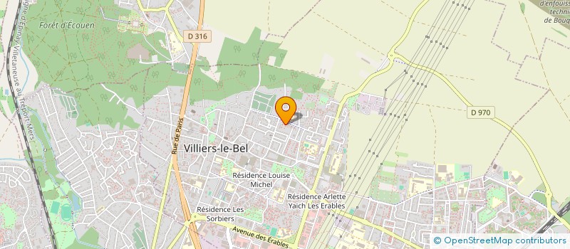 localisation de l'entreprise MADAME FANTA TOURE  VILLIERS-LE-BEL