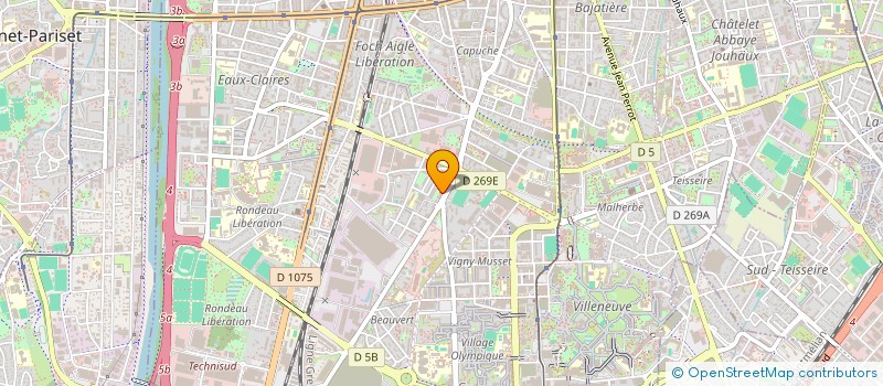 localisation de l'entreprise MADAME FANTA TOURE  GRENOBLE