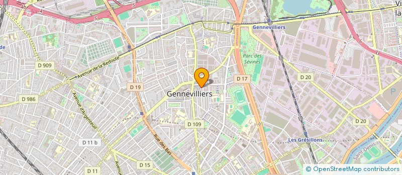 localisation de l'entreprise MADAME FANTAFOUNE GUIRASSY  GENNEVILLIERS