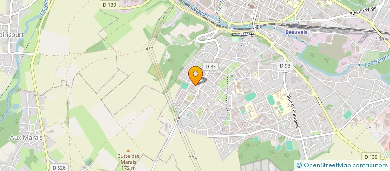 localisation de l'entreprise MADAME FANTAFOUNE KALOGA  BEAUVAIS