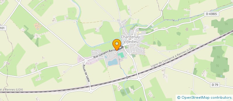 localisation de l'entreprise MADAME FANTINE AVOINE  CHANTENAY-VILLEDIEU