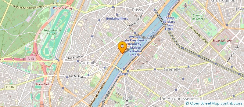 localisation de l'entreprise MADAME FANTINE BOURBONNEUX  PARIS