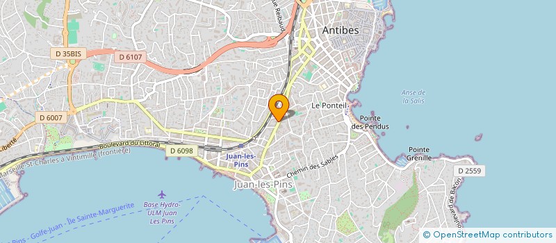 localisation de l'entreprise MADAME FANTINE LESAFFRE  ANTIBES