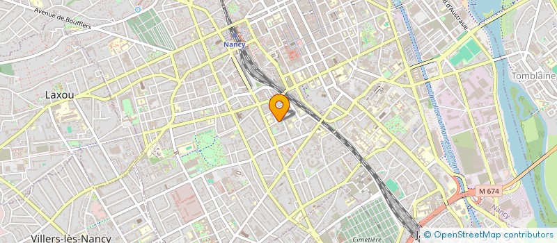 localisation de l'entreprise MADAME FANTINE MARIE J HELLE  NANCY