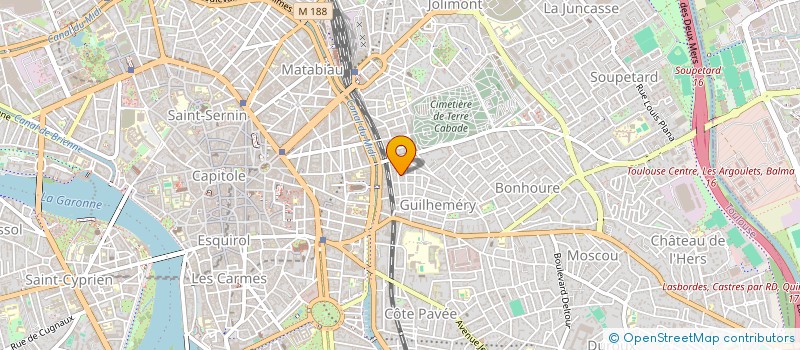 localisation de l'entreprise MADAME FANTINE MORELIERE  TOULOUSE