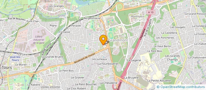 localisation de l'entreprise MADAME FANTINE NIVET  JOUE-LES-TOURS