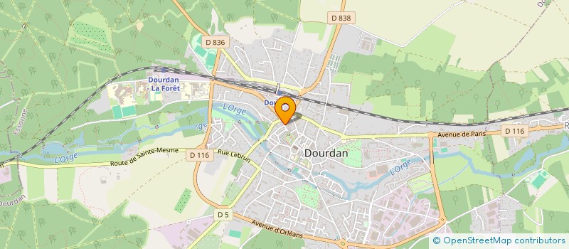 localisation de l'entreprise MADAME FANTINE ROUSSEL  DOURDAN