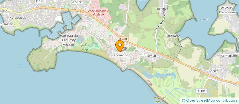 localisation de l'entreprise MADAME FANY ANDRIEU  ARZON