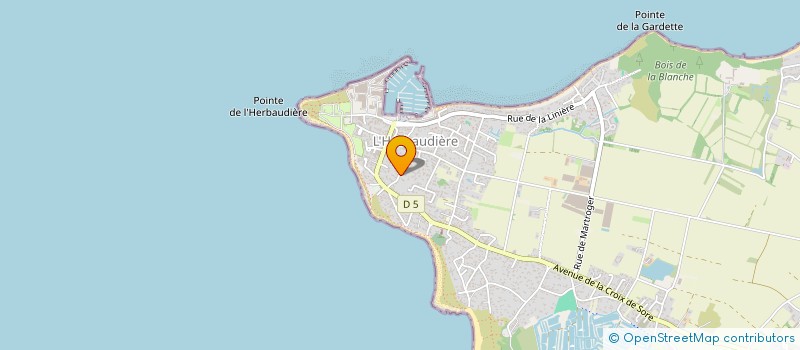 localisation de l'entreprise MADAME FANY BENOIT à NOIRMOUTIER-EN-L'ILE