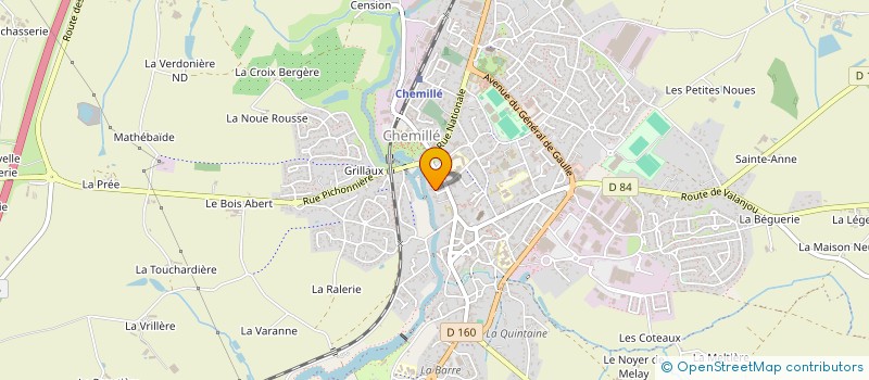 localisation de l'entreprise MADAME FANY BOUREL  CHEMILLE-EN-ANJOU